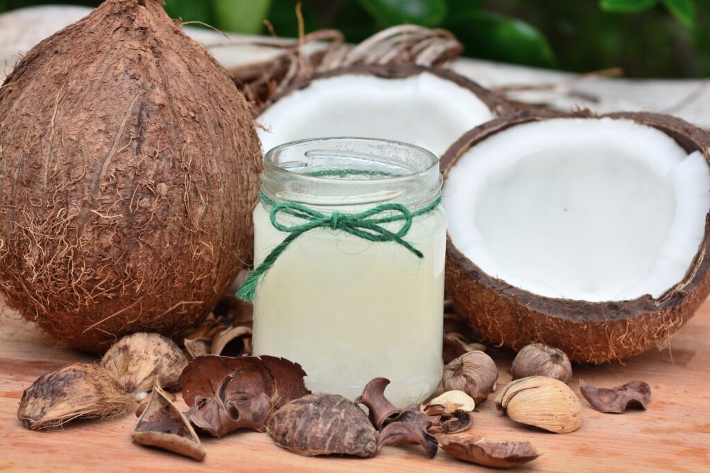 coconut oil for hair bright cures