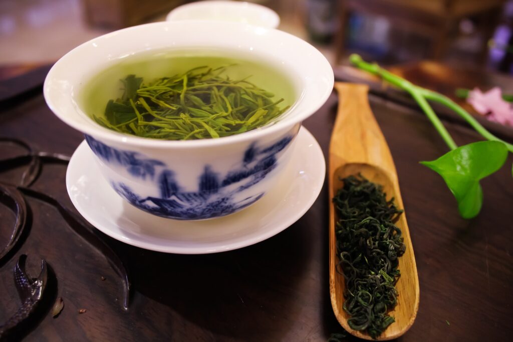 green tea for hair bright cures