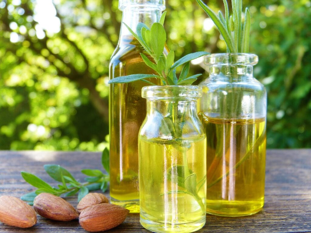 almond oil bright cures