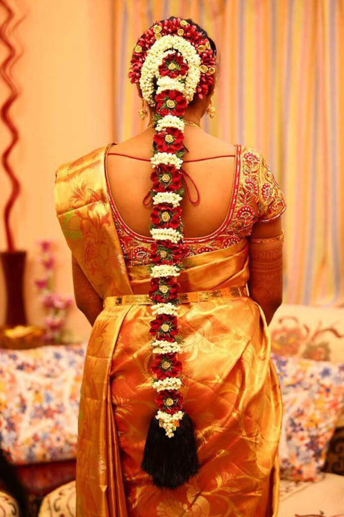 Gorgeous South Indian Wedding Hairstyles - Bright Cures