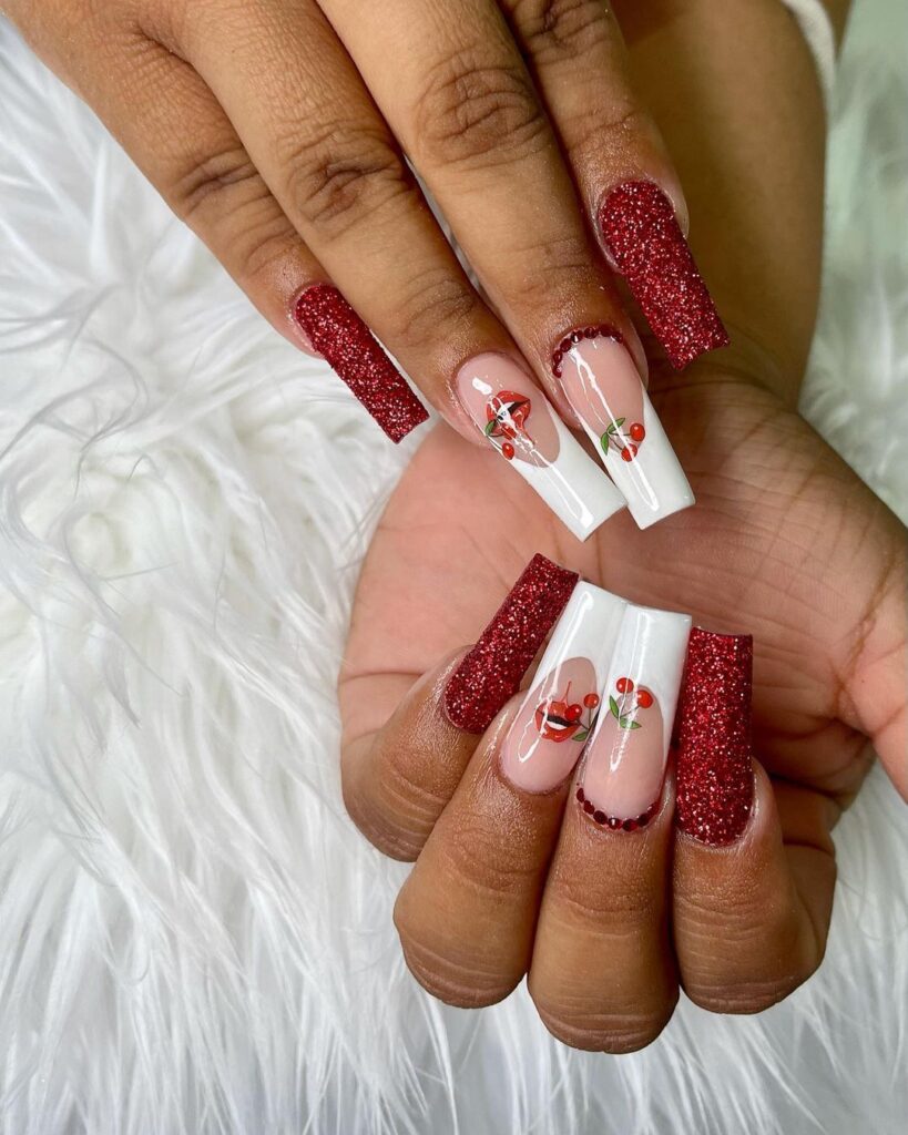 cherry nails