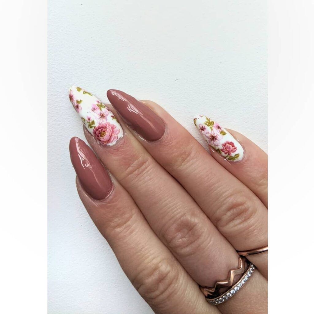 floral nail art designs