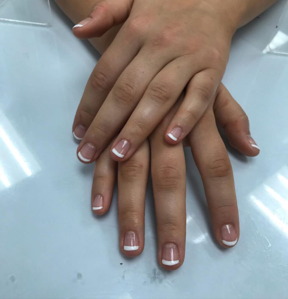 french manicure nail