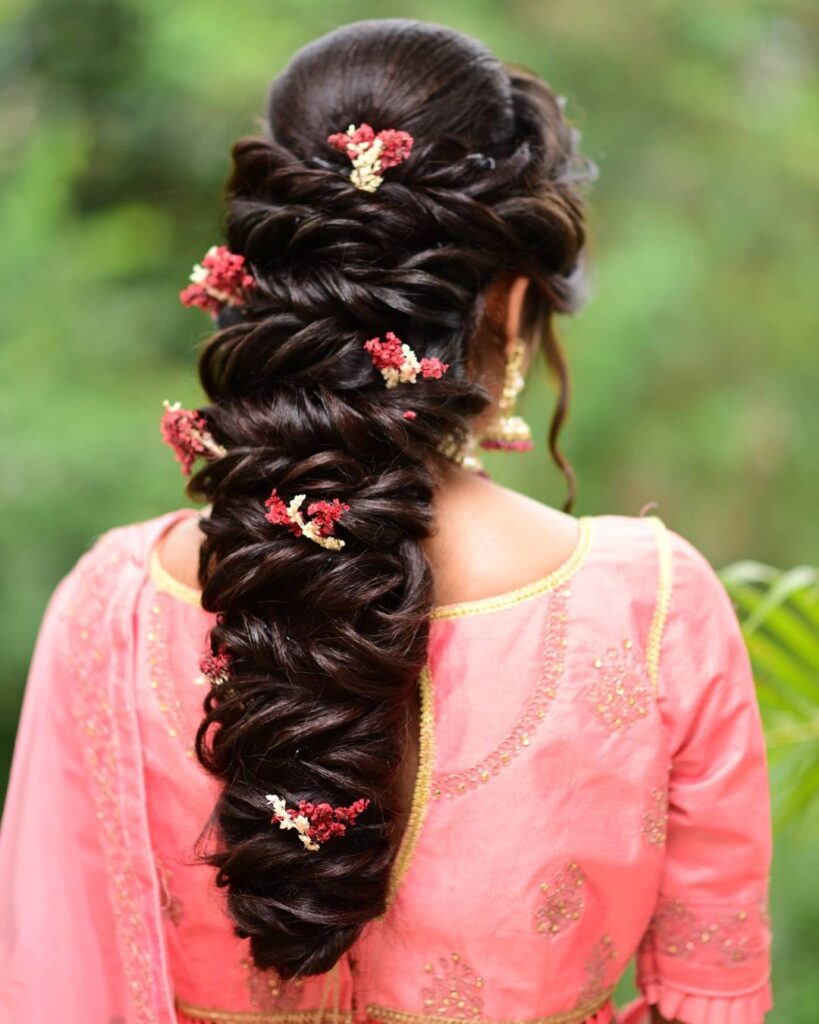 50 Modern Reception Hairstyles For Saree 2023