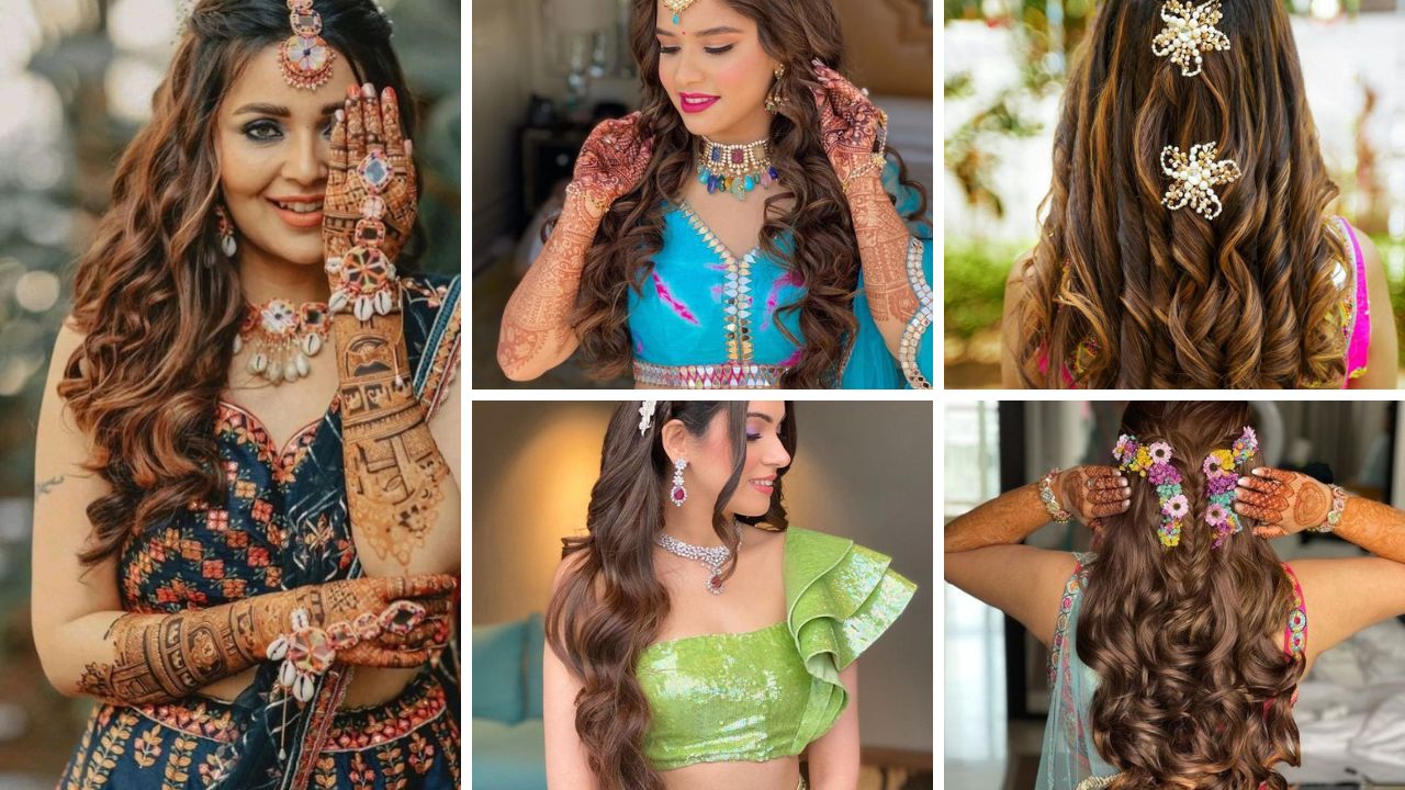 100+ Best Bridal Hairstyles For Indian Wedding - HAPPY LAGAN